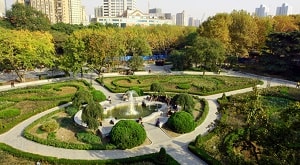Fuxing Park in the Former French Concession of Shanghai