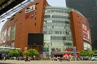 Cloud 9 is a famous shopping mall with a skycraper located in Zhongshan Park commercial area